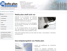 Tablet Screenshot of mediaplan-buero.de